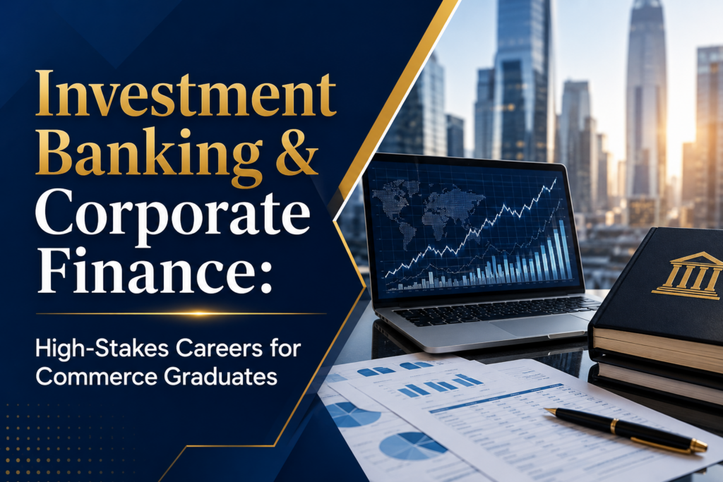 Investment Banking & Corporate Finance: High-Stakes Careers for Commerce Graduates